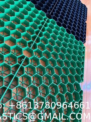 Permeable Grass Pavers Grid Flat-Interlocked,HDPE Plastic Shed Base For Landscaping And Soil Reinforcement In Parking Lots,RV And Boat Storage Pads,Driveways (8 Pieces/22 Sq.Ft.) (Green)