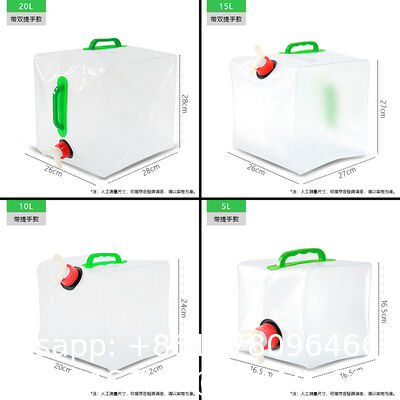 Gallon Premium Collapsible Water Containers: Large Capacity Food - Grade LDPE, BPA - Free, Ultimate For Camping & Hiking. With A Patented Leak - Proof Faucet Design