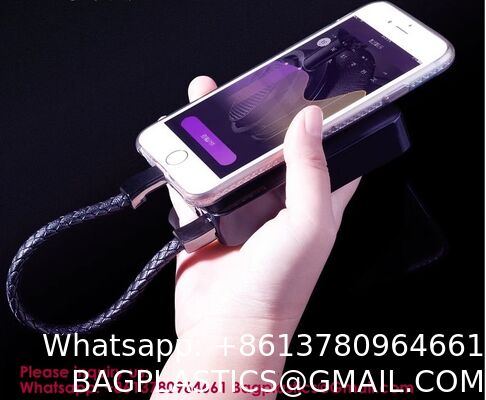 USB C To USB C Short Charging Cable 7.9in Portable Fashion Fast Bracelet Charger Wrist Data Transfer Cord For IOS Huawei Samsung Galaxy LG Android