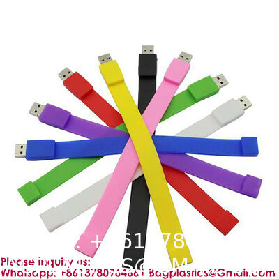 Top Selling 2GB Silicon USB 2.0 Flash Drive Bracelet/Wristband New Product Made in China Custom Blank Usb Flash Drive Silicone Wristband Bracelets for Souvenir