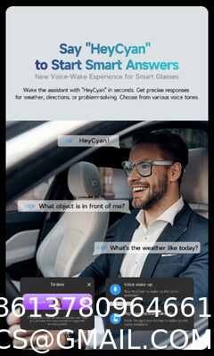 Ai Smart Glasses Bluetooth 5.4 With Translation For Men Women 160+Languages Color-Change Lens Power By Chat GPT Assistant Free App Translator Glasses Meeting,Driver,Travel