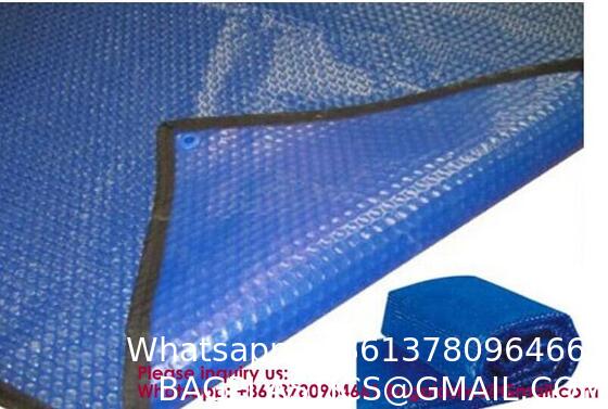 Bubble Foam Automatic Swimming Pool Solar Cover Bubble Swimming Pool Cover UV-Resistant Anti-Dust Solar Pool Cover For Seimming Pools Pool Blanket Above Ground Swimming Pool Solar Thermal Covers