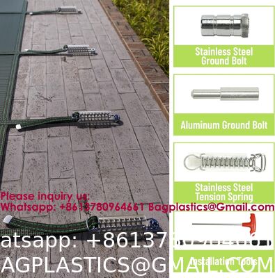 Source Manufacturers Pool Cover Polycarbonate 100% Polypropylene Solar Cover Pool With Pool Cover Accessories Swimming Pool Net Cover Above Ground Pool Cover 100% Polypropylene pp for Sun Shade