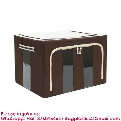 Large Storage Bags, Pack Clothes Storage Bins Foldable Closet Organizers Storage Containers With Reinforced Handle For Clothing, Blanket, Comforters, Bed Sheets, Pillows And Toys