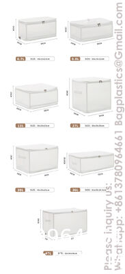 Heavy Duty Blanket Storage Bags Clothes Storage Foldable Closet Organizers Containers With Reinforced Handle For Clothing, Blanket, Comforters, Bed Sheets, Pillows And Toys