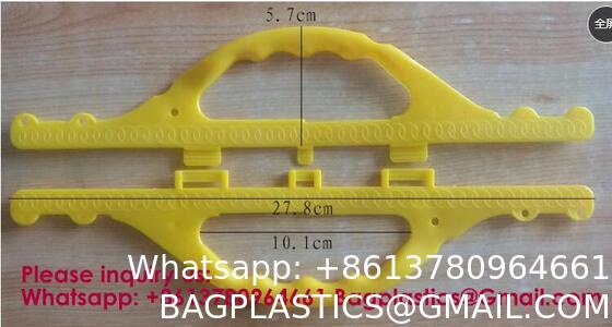 PLASTIC HANDLE PLASTIC HANGER HANDLE BAG HANGER BAG Wholesale Plastic Detachable Bag Handle Packaging Bag Handles Hanger White 13cm 20cm For Packing Gift Storage Bags Accessories