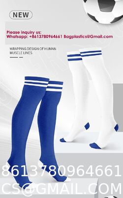 Cotton Soccer Socks Cushion Striped Baseball Uniform Boys World Cup Sock Toddler Girls Knee High Socks Mens Womens Knee High Striped Athletic Sports Softball Baseball Pack