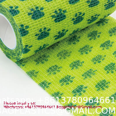 Bandage Self-Adhesive Athletic Wrap Tape Print Custom Breathable Eco-Friendly Gym & Hook Grip Tape - Thumb Cross Training, Weightlifting, Gymnastics Stretchy Adhesive Athletic Weightlifting Tape