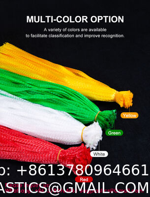 Vegetable net bag fruit vegetable storage bag Best Selling Vegetable And Fruit Packaging Mesh Bags Fruit Nut Packaging Plastic Netting Ginger Plastic Mesh Bags