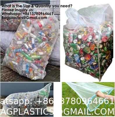 Extra Large Mesh Bag 100 Gallon 60''X48'' Multipurpose Drawstring Storage Container Sack Net Bags For Collecting Recycling Water Bottles Empty Cans Laundry Basketball Soccer Team Balls