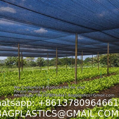 Shade Net 70% Agricultural Green House Shade Net Manufacturing Agricultural Uv Protection Dark Green Lightweight Shading Net