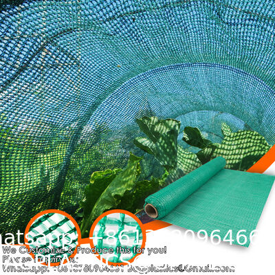 Shade Net 70% Agricultural Green House Shade Net Manufacturing Agricultural Uv Protection Dark Green Lightweight Shading Net