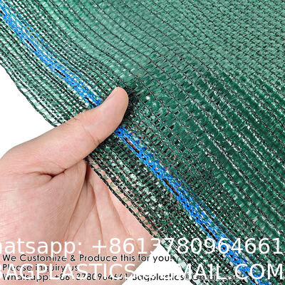Wholesale Shade Net Or Garden Green Sun Shade Cloth Netting For Sale Factory Agriculture 3 Needles 70GSM Green Tape Shade Net Flat Tape Black Shade Cloth