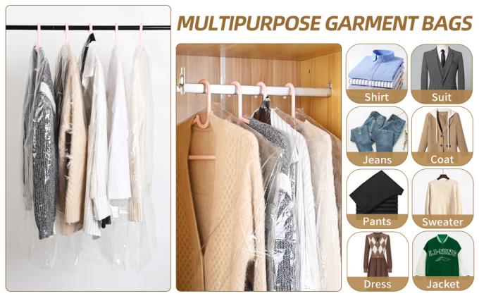 Borse di indumento di plastica