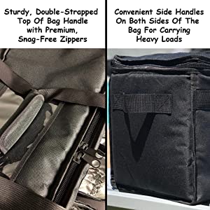 lato e maniglia superiore