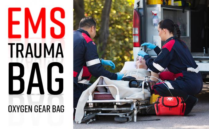 Borsa medica EMT, combattente di fuoco, ufficiale di polizia, paramedici di trauma di emergenza del radar-risponditore SME del pronto soccorso
