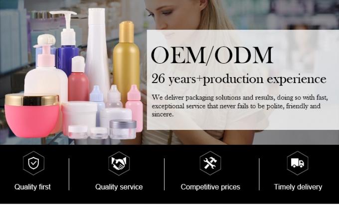 Barattolo crema cosmetico glassato naturale ecologico del burro del corpo di Amber Clear Jars Containers Pot con il coperchio di bambù 8