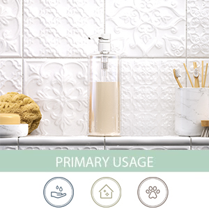 dimensione riutilizzabile vuota di litro delle bottiglie della pompa di bar5f