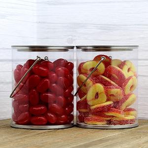 quarto decorativo dei secchi del mestiere delle latte di plastica della pittura della radura della cornucopia