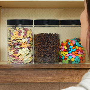 barattoli di plastica