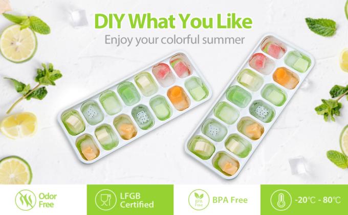 vassoi del cubetto di ghiaccio