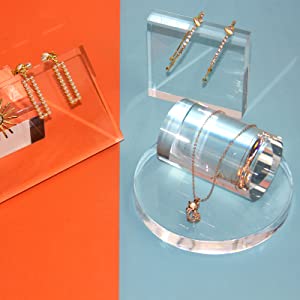 Kcgani chiaramente ha lucidato i puntelli acrilici insieme, cilindro, 4 pacchetti della foto