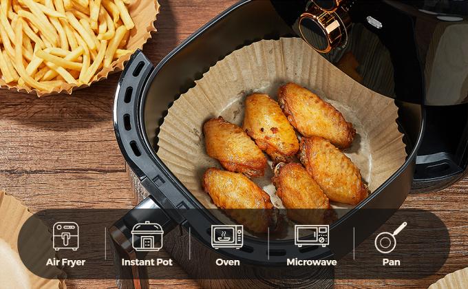 fodera di carta eliminabile della friggitrice dell'aria