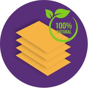 Strati della carta pergamena