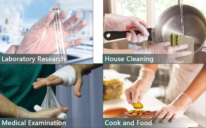 Guanti chirurgici, guanti del lattice dell'esame medico| 5 Mil Thick, guanti senza polvere, sterili, resistenti dell'esame 28