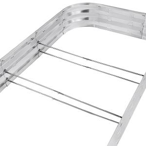 letti del giardino all'aperto per le verdure