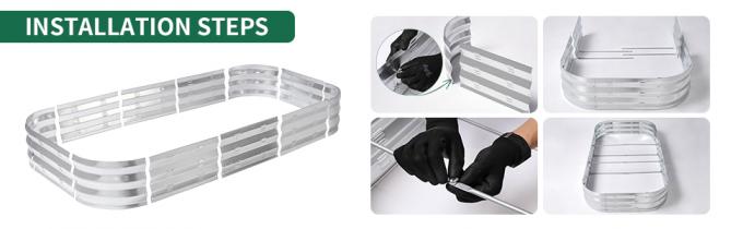 giardino all'aperto delle scatole della pianta