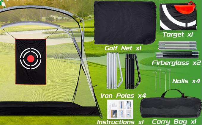 home swing practice golf net for backyard garage golfing netting for backyard driving