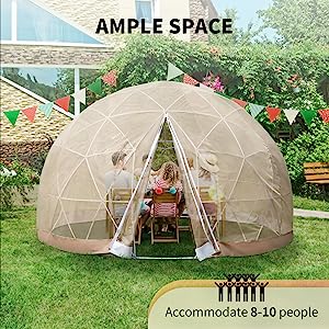 tenda dell'iglù del giardino