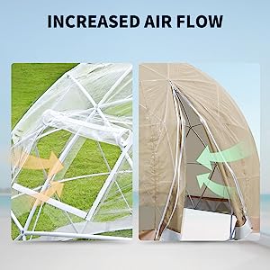 cupola della casa della tenda della bolla