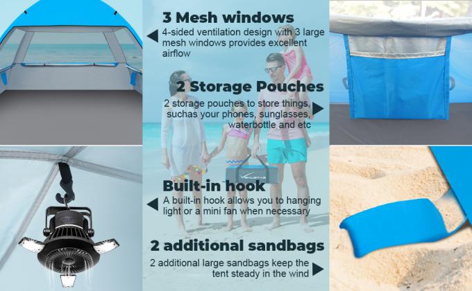 beach tent sun shelter cabana for beach Sun Shade Shelter