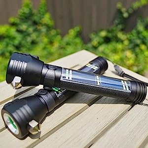 Torcia elettrica solare della banca di potere di carico