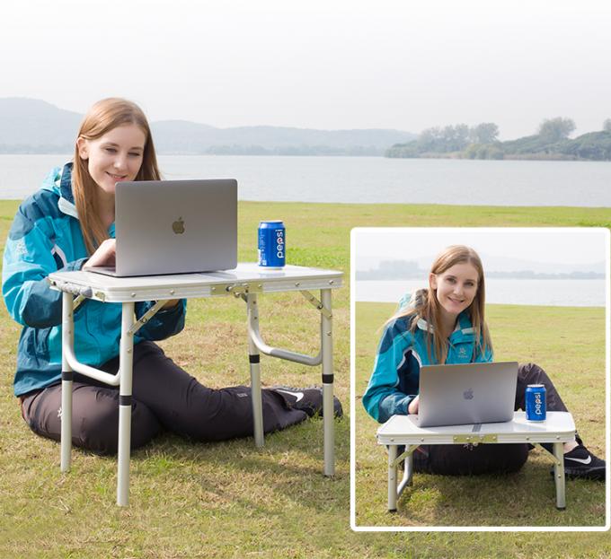 Giardino multifunzionale della struttura che pranza la fabbrica all'ingrosso di viaggio di campeggio piegante Logo Foldable su ordinazione della Tabella di alluminio 9