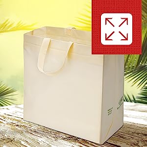 ampia borsa riutilizzabile normale di grande capacità