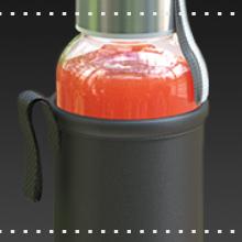 Idratazione dell'oscillazione della bevanda di vetro delle bottiglie di acqua e del cappuccio riutilizzabile del sughero di stoccaggio di Juicing piccola