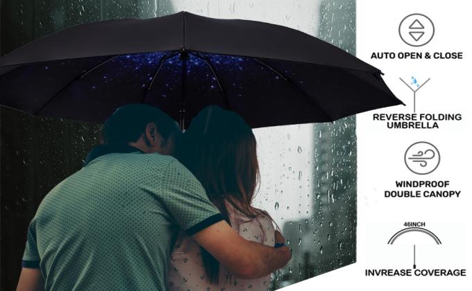 compatto dell'ombrello di viaggio