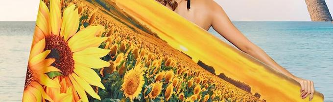 Sunflowers Beach Towel