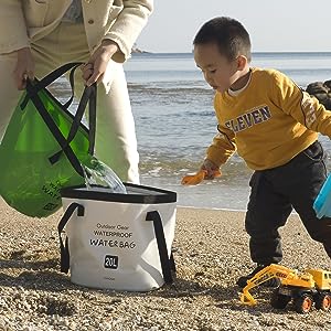 secchio pieghevole 20L