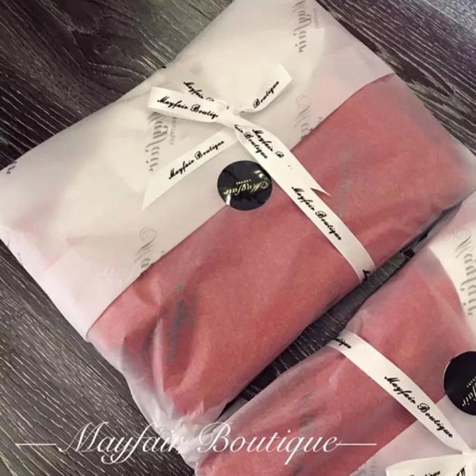 Eco Friendly Imballaggio all'ingrosso Logo personalizzato Stampato Fiore colorato Carta da imballaggio Carta velina regalo 17gms 15