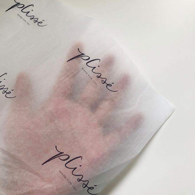 Carta velina da 17 g Logo privato stampato personalizzato Carta velina di alta qualità per confezioni di abbigliamento e carta da regalo 3