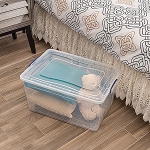 Scatola di stoccaggio organizzatore, sacchetto di plastica impilabile per casa, garage, armadio contenitori di plastica pieghevoli con ruote contenitori di stoccaggio impilabili chiusi con coperchio contenitori di stoccaggio impilabili 0