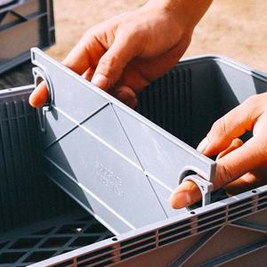 Cassa di plastica stackabile Euro Box di stoccaggio Euro Box di trasporto standard Utilizzo di plastica Box di logistica. 0