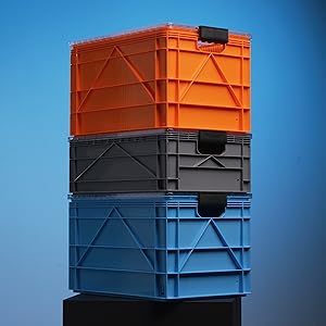 Cassa di plastica stackabile Euro Box di stoccaggio Euro Box di trasporto standard Utilizzo di plastica Box di logistica. 1