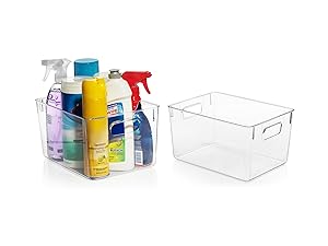 Indumenti per uso domestico multifunzionali di grandi dimensioni, impilabili, trasparenti, contenitori in PP, scatole di contenitori in plastica, contenitori con tappi 1