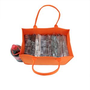 Versatile Felt Bag, Shoulder Handbag, Felt Tote Bag, Leather Strap, Shopping Bag, Large Quantity Discount Large Reusable Bags Heavy Duty Grocery Tote Bag 1