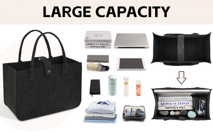 Logo DIY Personalized Grocery Bag Wholesale Shopping Bags Customization Cheap Handbags Casual Felt Women Shopping Handbags For Daily Use 1